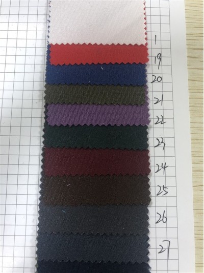 DG-OK TR雙面大斜  OK5641 成份：79%滌綸  16%黏膠  7%氨綸  克重：250g 側面照